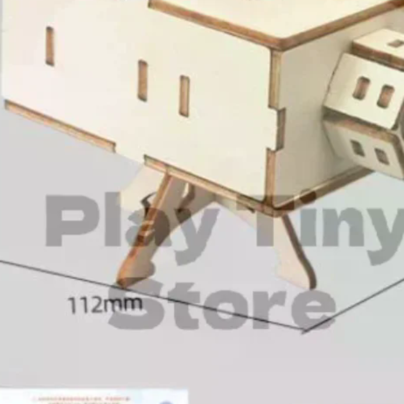 Kids Education Film - Projetor de Filmes DIY de Madeira