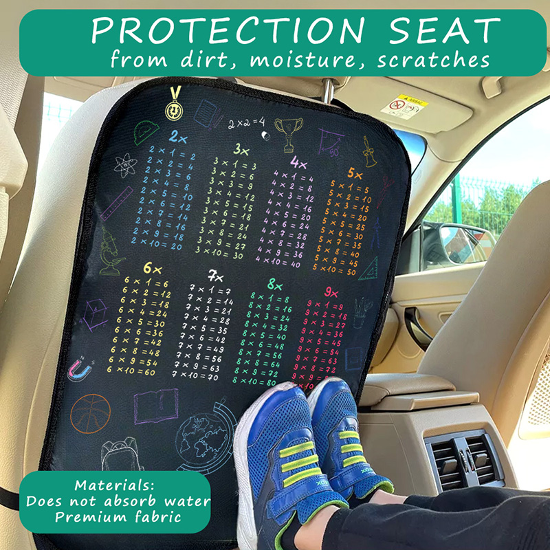 1pc capa de assento de carro i - Multiplication Table Mat avaliação e preço