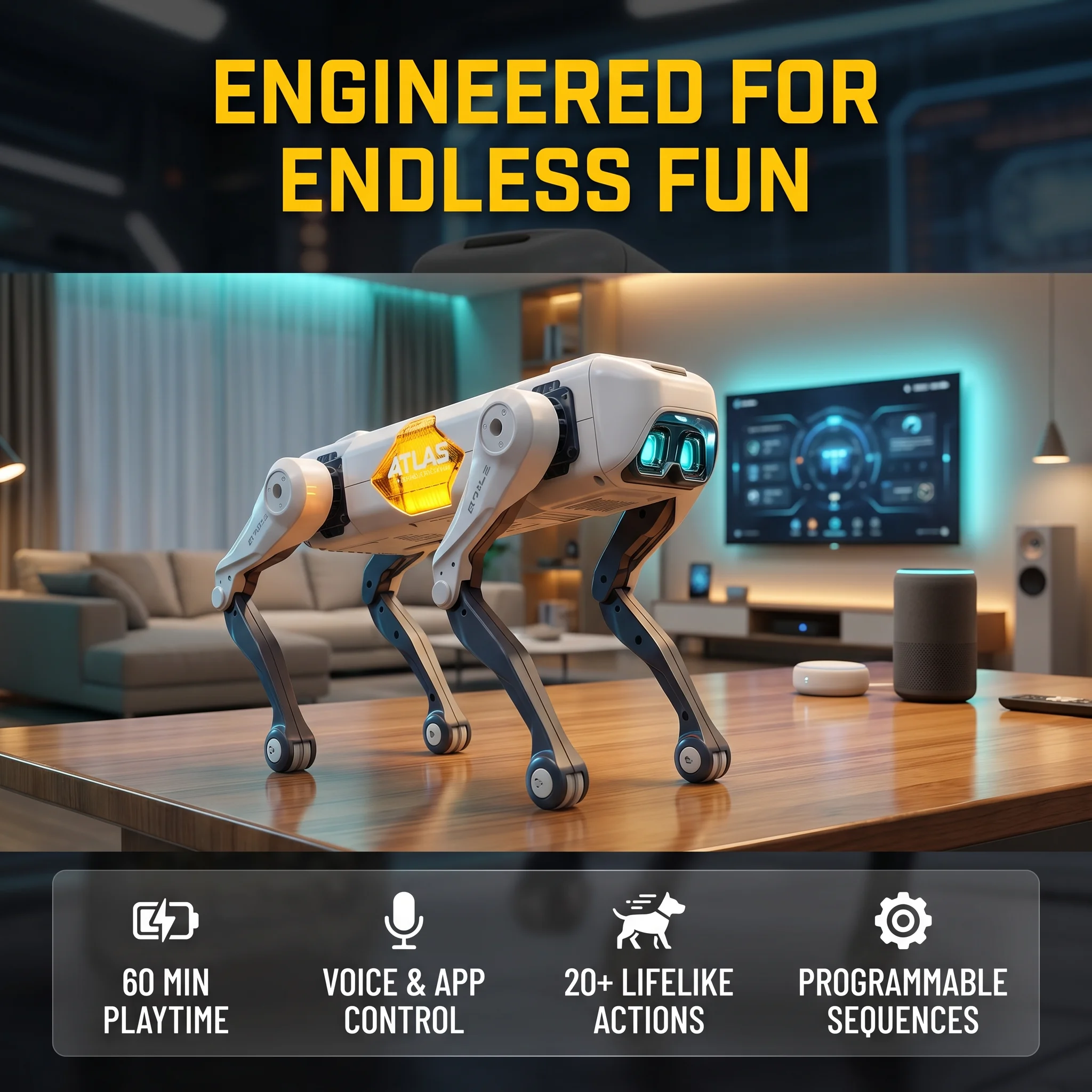 Cão Robô Inteligente com IA, C - Kids Educational Game avaliação e preço