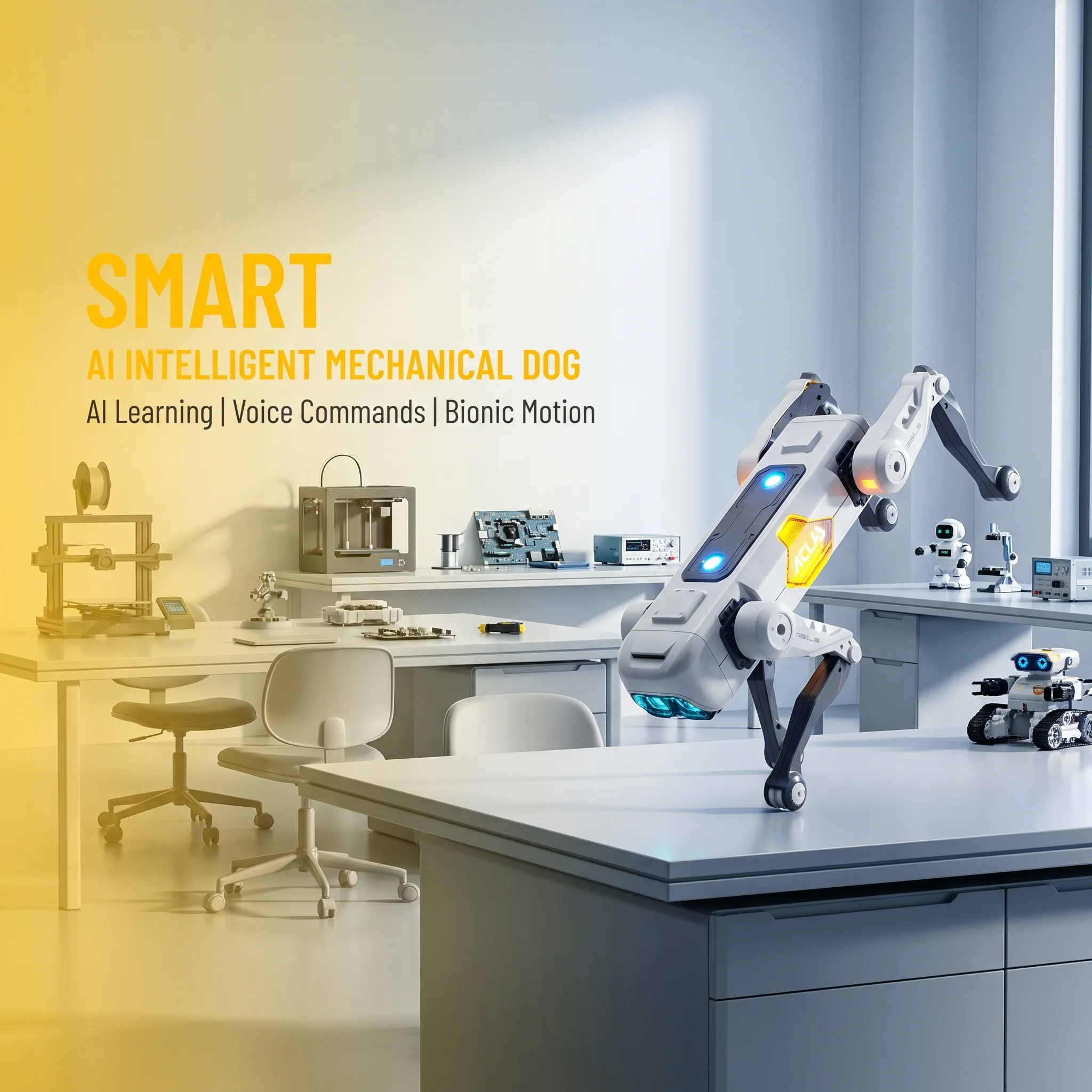 Cão Robô Inteligente com IA, C - Kids Educational Game avaliação e preço